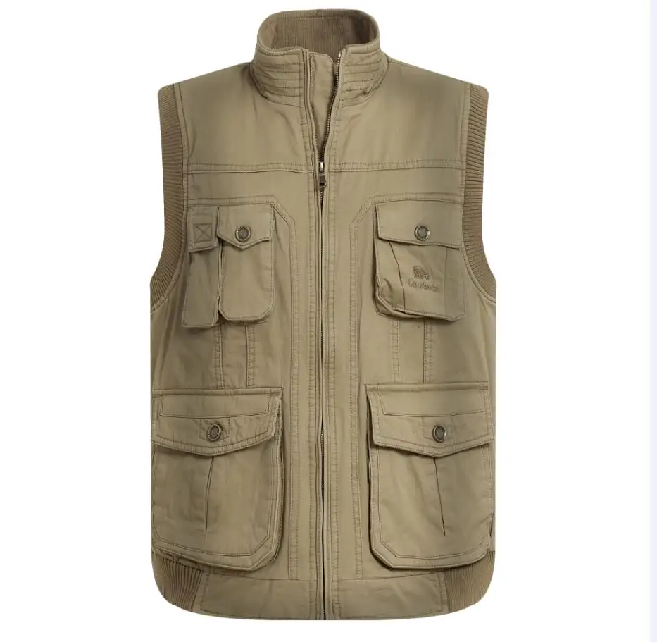 Brieuces new Spring and Autumn Men's Vest Men's Multi Pocket Photographs Vest Plus Size S-4XL vests men
Brieuces new Spring and Autumn Men's Vest Men's Multi Pocket Photographs Vest Plus Size S-4XL vests men