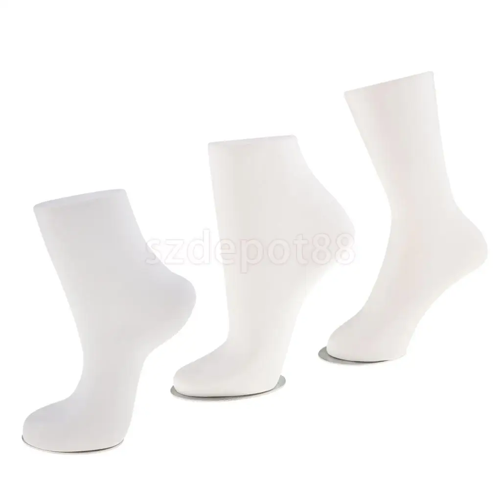 Adult Unisex PVC Mannequin Foot Anklet Socks Display, S/M/L, Black White Natural
Adult Unisex PVC Mannequin Foot Anklet Socks Display, S/M/L, Black White Natural