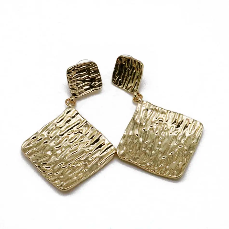 Geometric Hammered Alloy Punk Style Earrings Statement Alloy Pendant Jewelry
Geometric Hammered Alloy Punk Style Earrings Statement Alloy Pendant Jewelry