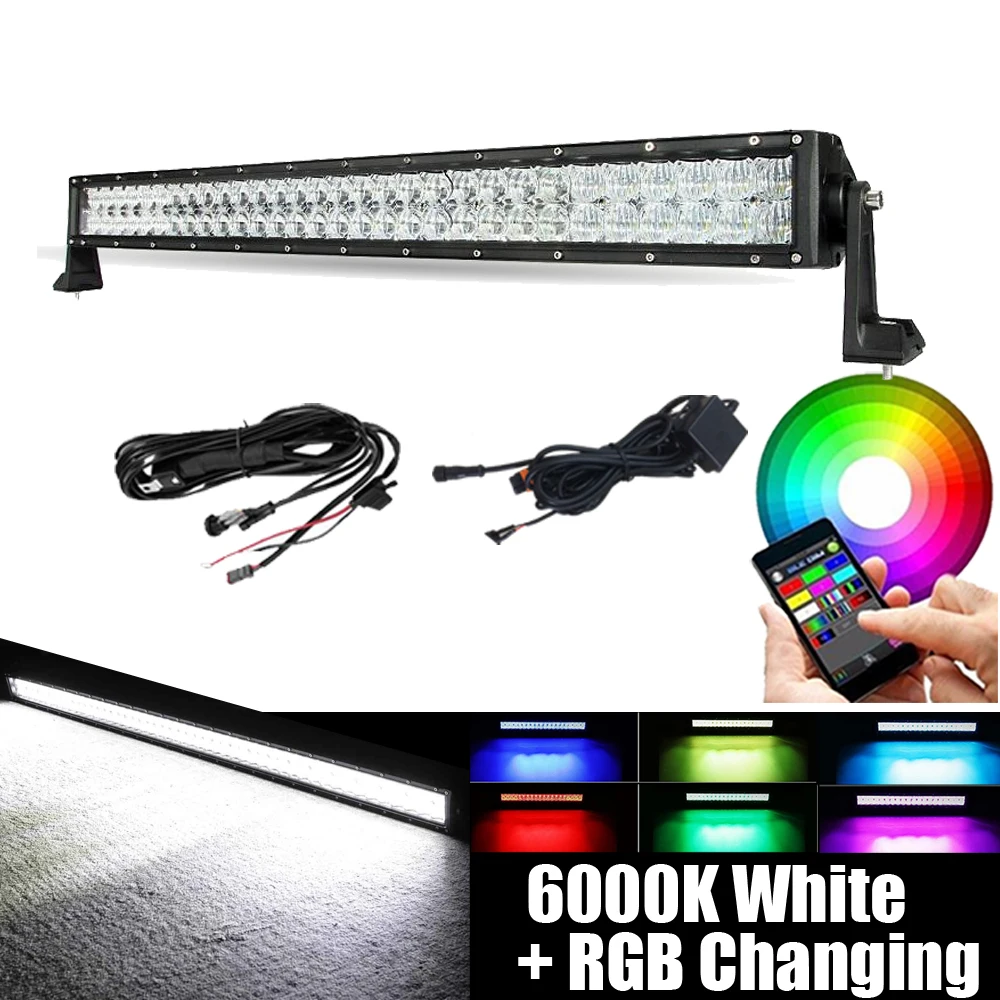 32" INCH 180W LED Work Light Bar Combo Beam 5D RGB Strobe Music Flash Multicolor Change Offroad Driving ATV SUV TRUCK BOAT
32" INCH 180W LED Work Light Bar Combo Beam 5D RGB Strobe Music Flash Multicolor Change Offroad Driving ATV SUV TRUCK BOAT