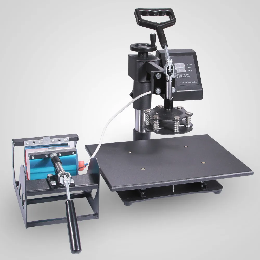 Heat Press 5in1 Combo T-Shirt Mug Cap Plate Sublimation Transfer Printer 38 X 30cm
Heat Press 5in1 Combo T-Shirt Mug Cap Plate Sublimation Transfer Printer 38 X 30cm