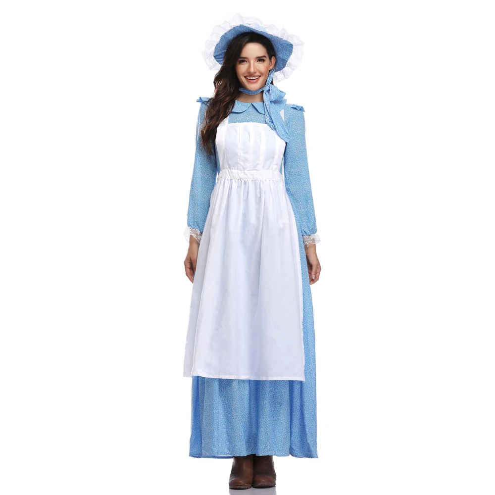 Adult Renaissance Fairy Tale Idyllic Stage Farm Dress Costumes Cosplay for Woman Halloween Game Stage Beach Party Maid Costumes
Adult Renaissance Fairy Tale Idyllic Stage Farm Dress Costumes Cosplay for Woman Halloween Game Stage Beach Party Maid Costumes