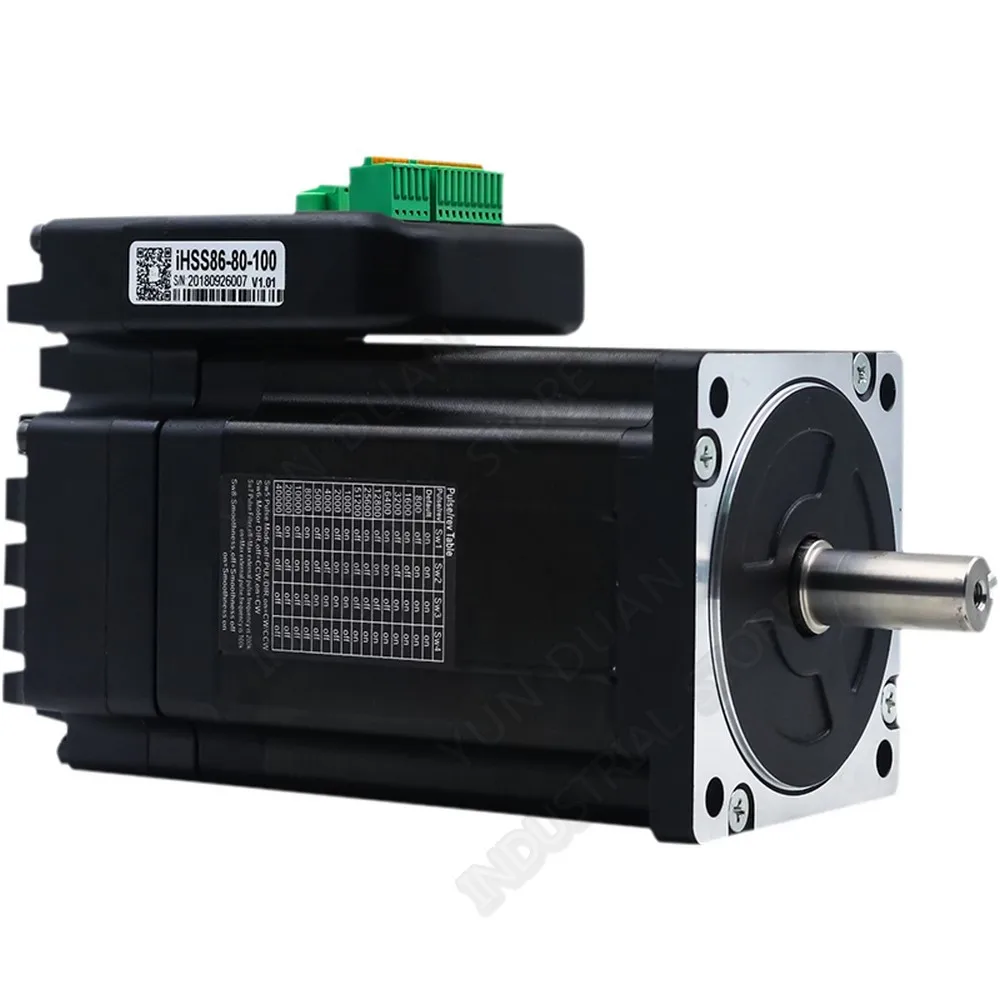 9.8Nm 1400Oz.in Integrated NEMA34 86MM 86 2000rpm DC Hybrid Closed Loop Motor Driver DSP Drive Encoder Integration Easy Servo
9.8Nm 1400Oz.in Integrated NEMA34 86MM 86 2000rpm DC Hybrid Closed Loop Motor Driver DSP Drive Encoder Integration Easy Servo