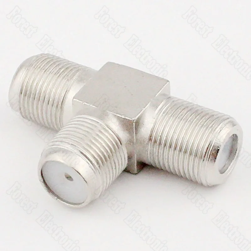 Imperial F Head Connector Three Ways Connector Cable TV Connector