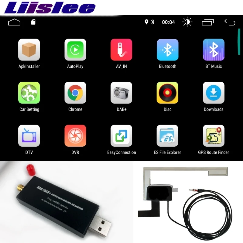 Радиоприемник Liislee DAB/DAB +, Универсальный USB, для Android-навигации, Автомобильный GPS, мультимедийный автомобильный DVD в Европе
Радиоприемник Liislee DAB/DAB +, Универсальный USB, для Android-навигации, Автомобильный GPS, мультимедийный автомобильный DVD в Европе