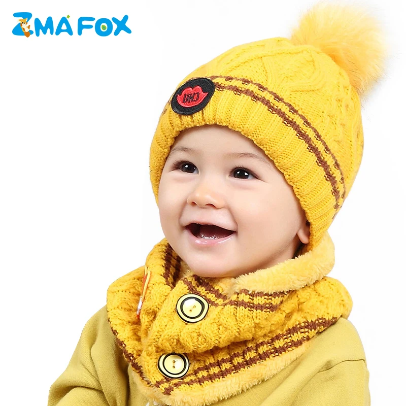 ZMAFOX Winter Hats Scarf Suits Toddler Baby Boy Girl Soft Thicken Beanie Hat Fur Pom Pom Children Velvet Neck Warmer Plush Caps
ZMAFOX Winter Hats Scarf Suits Toddler Baby Boy Girl Soft Thicken Beanie Hat Fur Pom Pom Children Velvet Neck Warmer Plush Caps