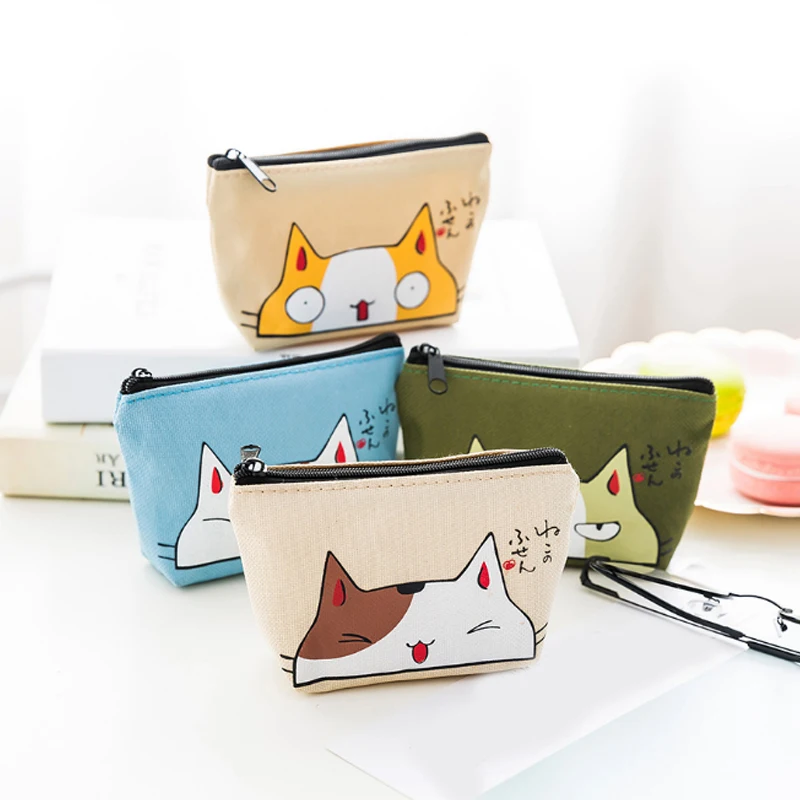 Hot Sale 1PC Cat Printed Portable Coin Purse Cartoon Creative Cute Key Card Holder Money Bags Women Wallets Storage Bags
Hot Sale 1PC Cat Printed Portable Coin Purse Cartoon Creative Cute Key Card Holder Money Bags Women Wallets Storage Bags