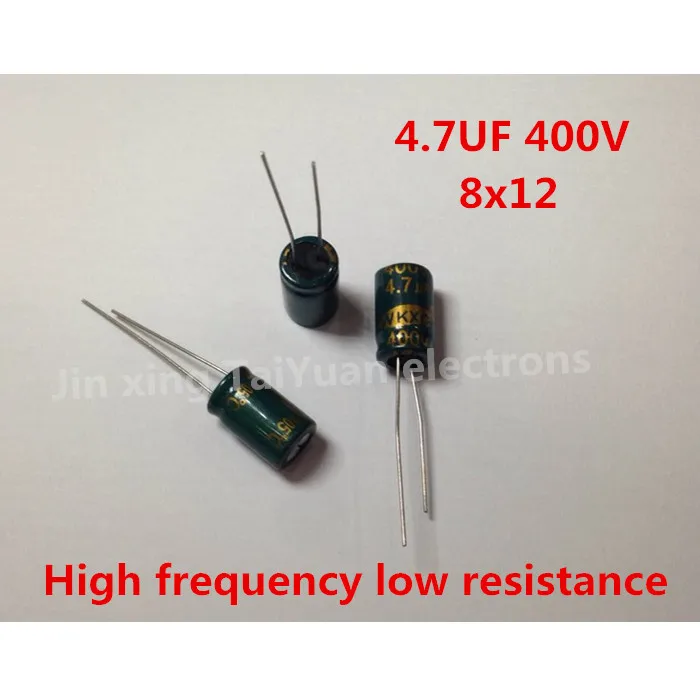 High quality 100pcs New Chengx 4.7UF 400V 8X12mm 400V 4.7UF Aluminum Electrolytic Capacitor High frequency low resistance IC ...
High quality 100pcs New Chengx 4.7UF 400V 8X12mm 400V 4.7UF Aluminum Electrolytic Capacitor High frequency low resistance IC ...