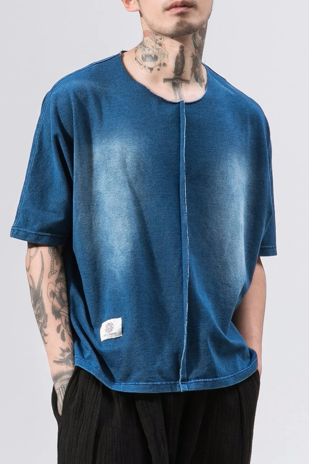 MRDONOO 2018 New Summer Washed denim Color Men T-Shirt Short Sleeve Loose Shirt Male Fashion Solid Color O-Neck Tees B375-D03
MRDONOO 2018 New Summer Washed denim Color Men T-Shirt Short Sleeve Loose Shirt Male Fashion Solid Color O-Neck Tees B375-D03