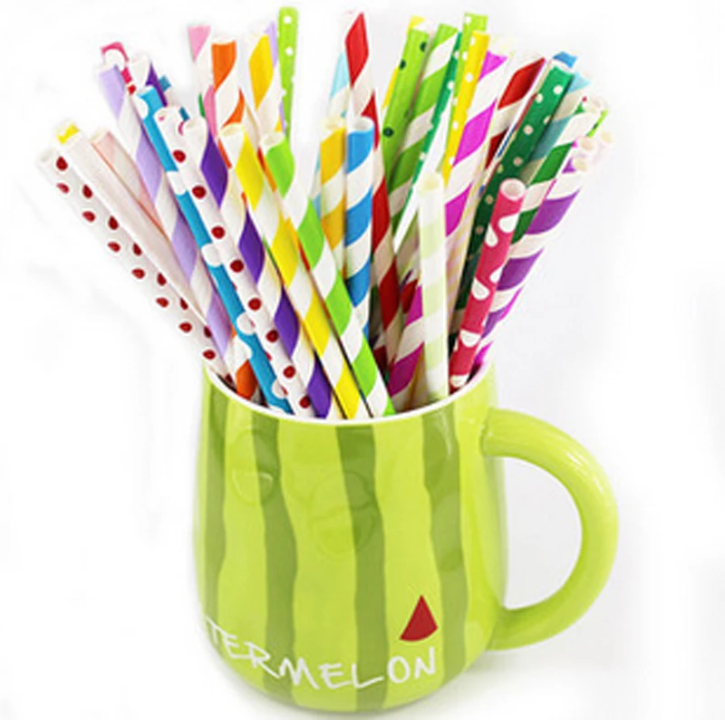 eco friendly Striped dotted Paper Straws 6x195mm novelty party use Drinking Paper Straws Multi colors 100pcs/lot min order
eco friendly Striped dotted Paper Straws 6x195mm novelty party use Drinking Paper Straws Multi colors 100pcs/lot min order