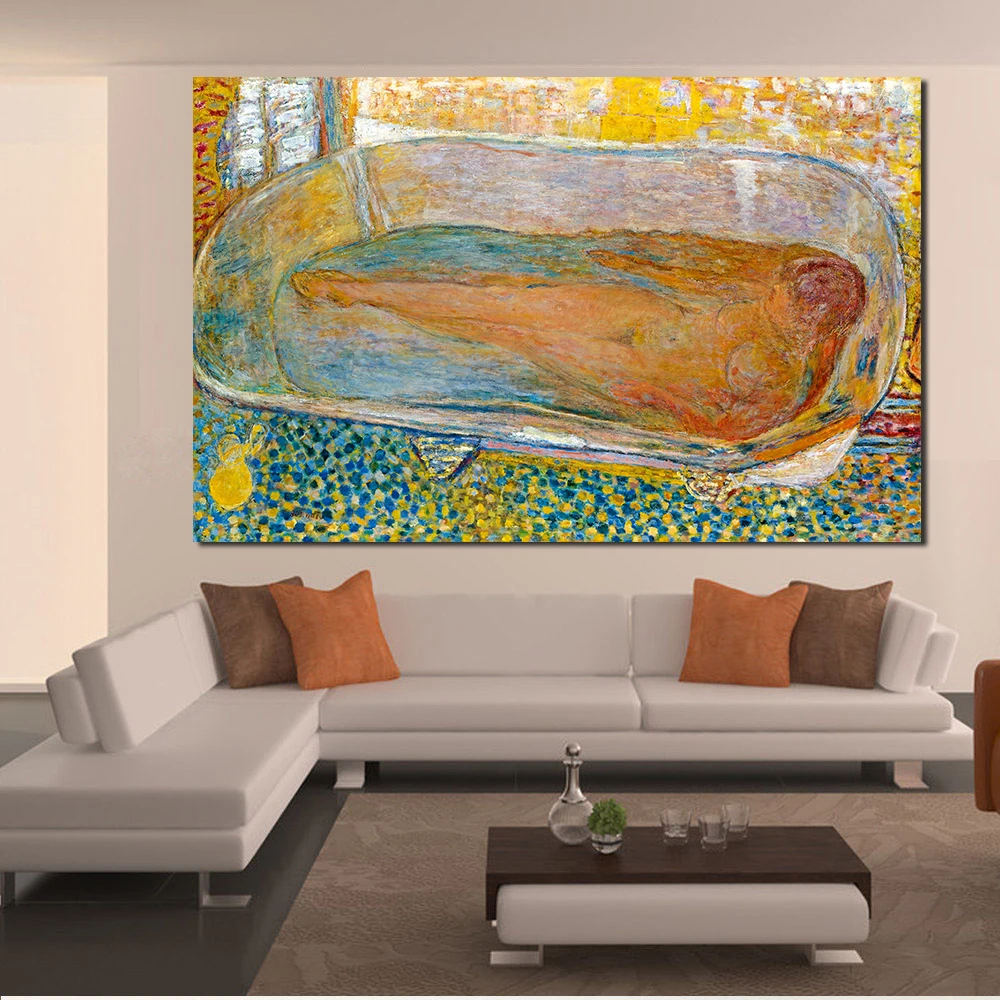 JQHYART Classical Pierre Bonnard Canvas Art Woman In Bathtub Wall Pictures For Living Room Home Decor Oil Painting Printed
JQHYART Classical Pierre Bonnard Canvas Art Woman In Bathtub Wall Pictures For Living Room Home Decor Oil Painting Printed