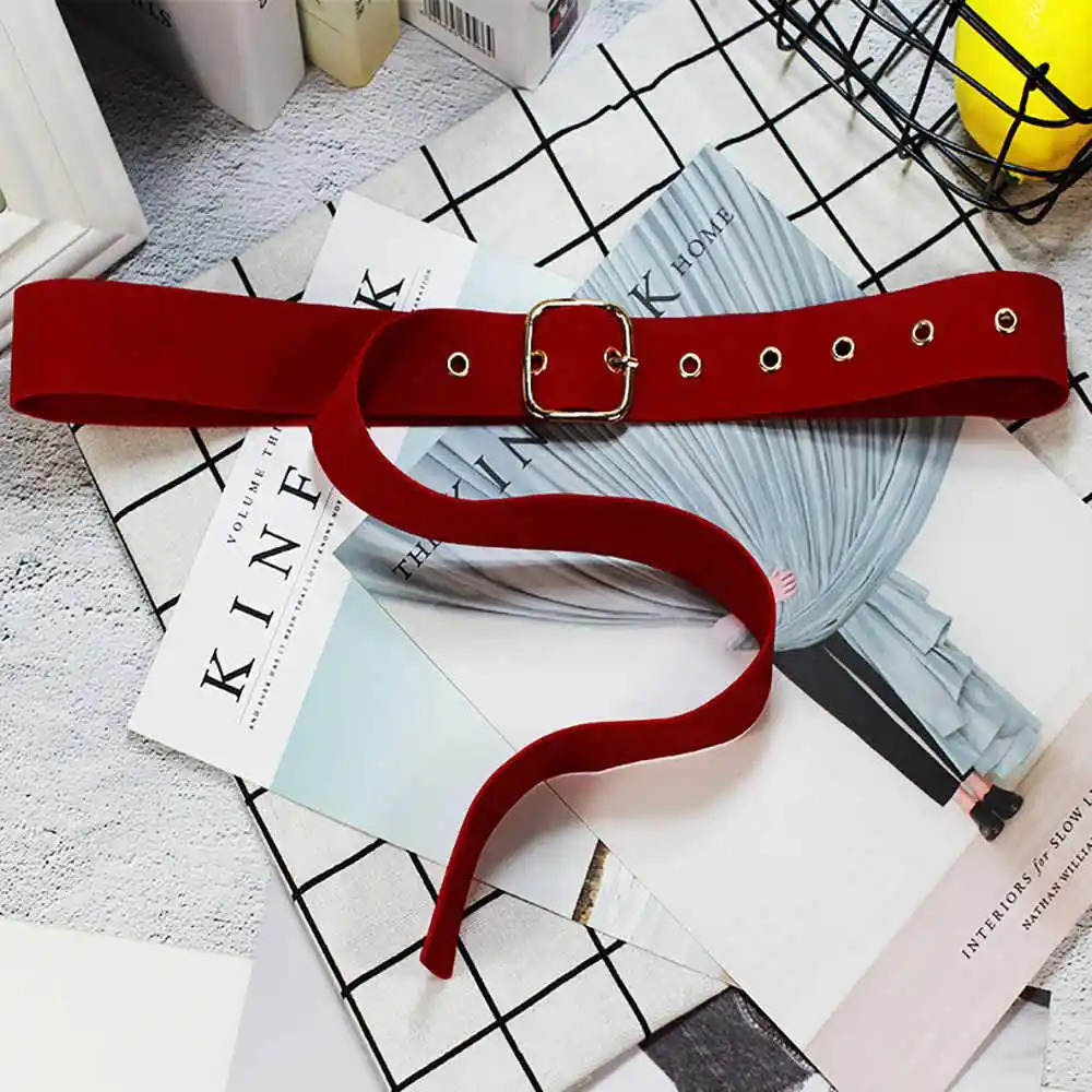 Female Knot Long Velvet Belt Cloth Dress Belts Square Buckle Coat Sweater Belt Wild Belts For Women Fashion Students Simple New
Female Knot Long Velvet Belt Cloth Dress Belts Square Buckle Coat Sweater Belt Wild Belts For Women Fashion Students Simple New