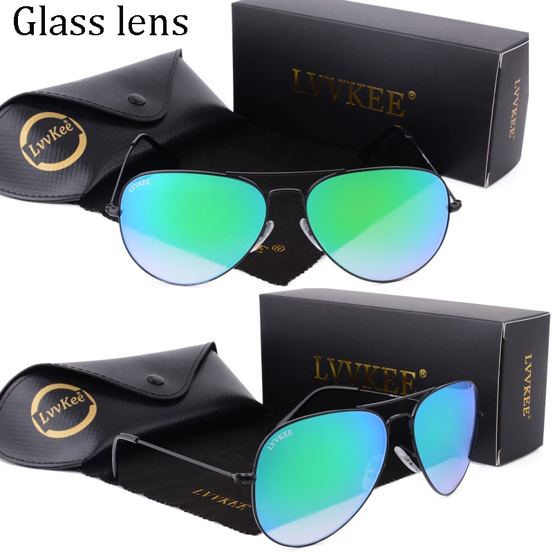 Мужские и женские зеркальные очки Классические солнцезащитные 62 мм 3026 с