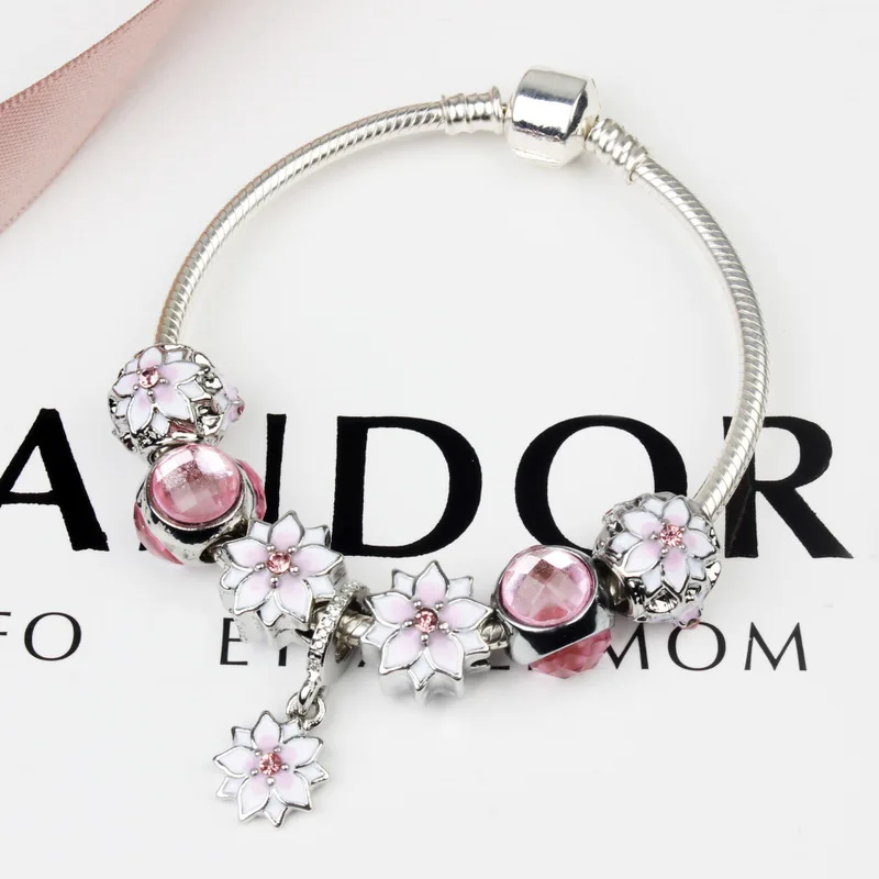 Fashion jewelry, magnolia bracelet, flowers, valentine's day gifts, women's multicolor handmade beaded bracelet wholesale
Fashion jewelry, magnolia bracelet, flowers, valentine's day gifts, women's multicolor handmade beaded bracelet wholesale