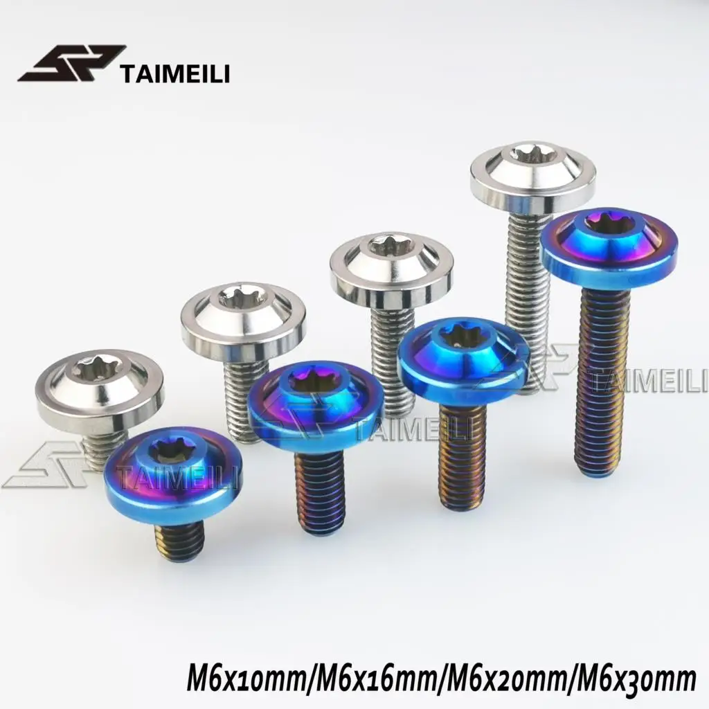 1 шт./титановый сплав Бабочка головкой зонта винт M6x15mmM6x16mmM6x20mmM6x30mm локомотив для