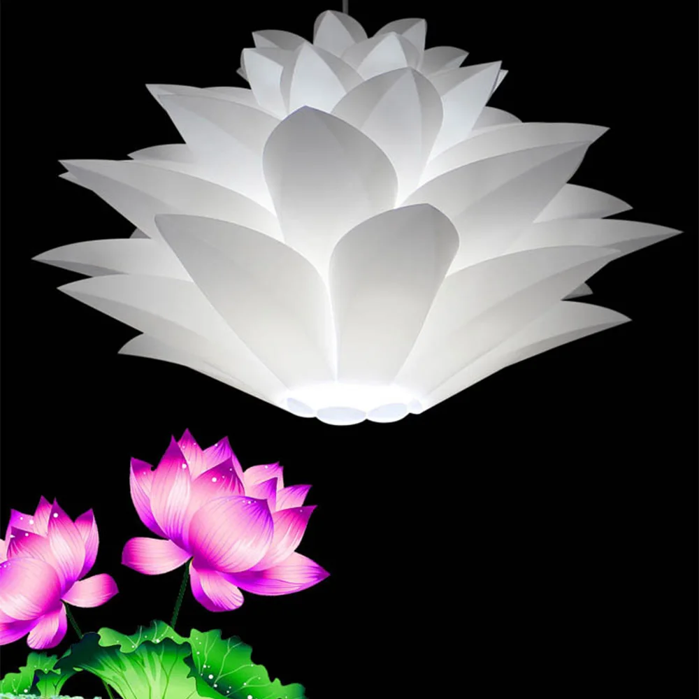 DIY Lotus Shape Ceiling Hanging Light Chandelier Shape Ceiling Light Lampshade Decorative Light Long Serving Life
DIY Lotus Shape Ceiling Hanging Light Chandelier Shape Ceiling Light Lampshade Decorative Light Long Serving Life