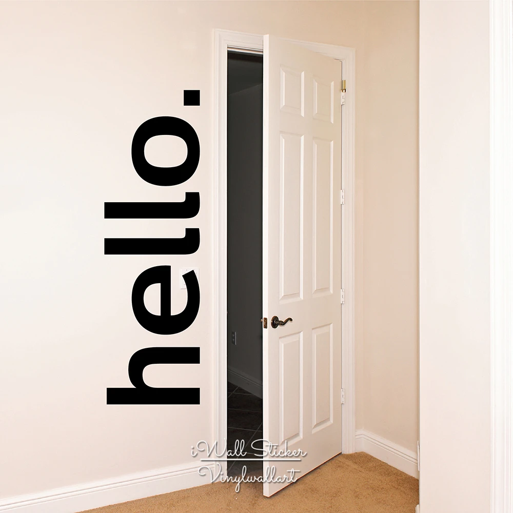 Vinyl Lettering Hello Wall Quotes Decal Door Quotes Hello Wall Sticker Modern Decor DIY Vinyl Lettering Removable Cut Vinyl Q224
Vinyl Lettering Hello Wall Quotes Decal Door Quotes Hello Wall Sticker Modern Decor DIY Vinyl Lettering Removable Cut Vinyl Q224