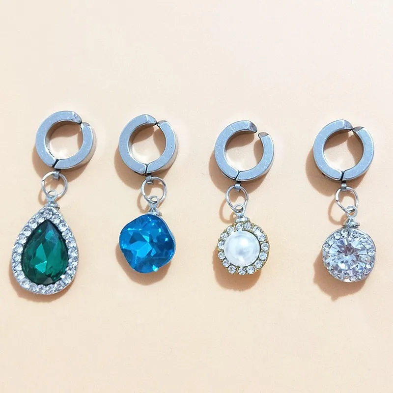 2019 new fashion Shaped High Quality Medical Steel Crystal Pearl Buckle fake non Piercing Navel Belly Button Ring Body Jewelry
2019 new fashion Shaped High Quality Medical Steel Crystal Pearl Buckle fake non Piercing Navel Belly Button Ring Body Jewelry