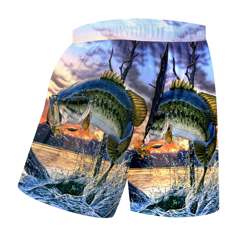 Пляжные шорты OGKB для мужчин мужская одежда большого размера с 3D-принтом попкорна