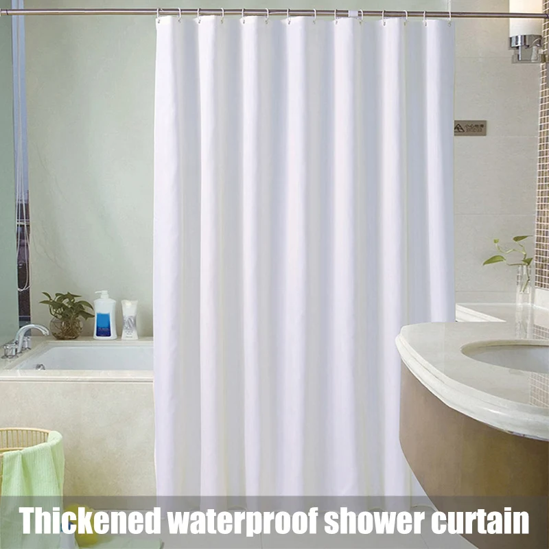 Waterproof shower curtain with 12 transparent bathroom hooks home decoration bathroom accessories 180X180cm 180X200cm compatible
Waterproof shower curtain with 12 transparent bathroom hooks home decoration bathroom accessories 180X180cm 180X200cm compatible