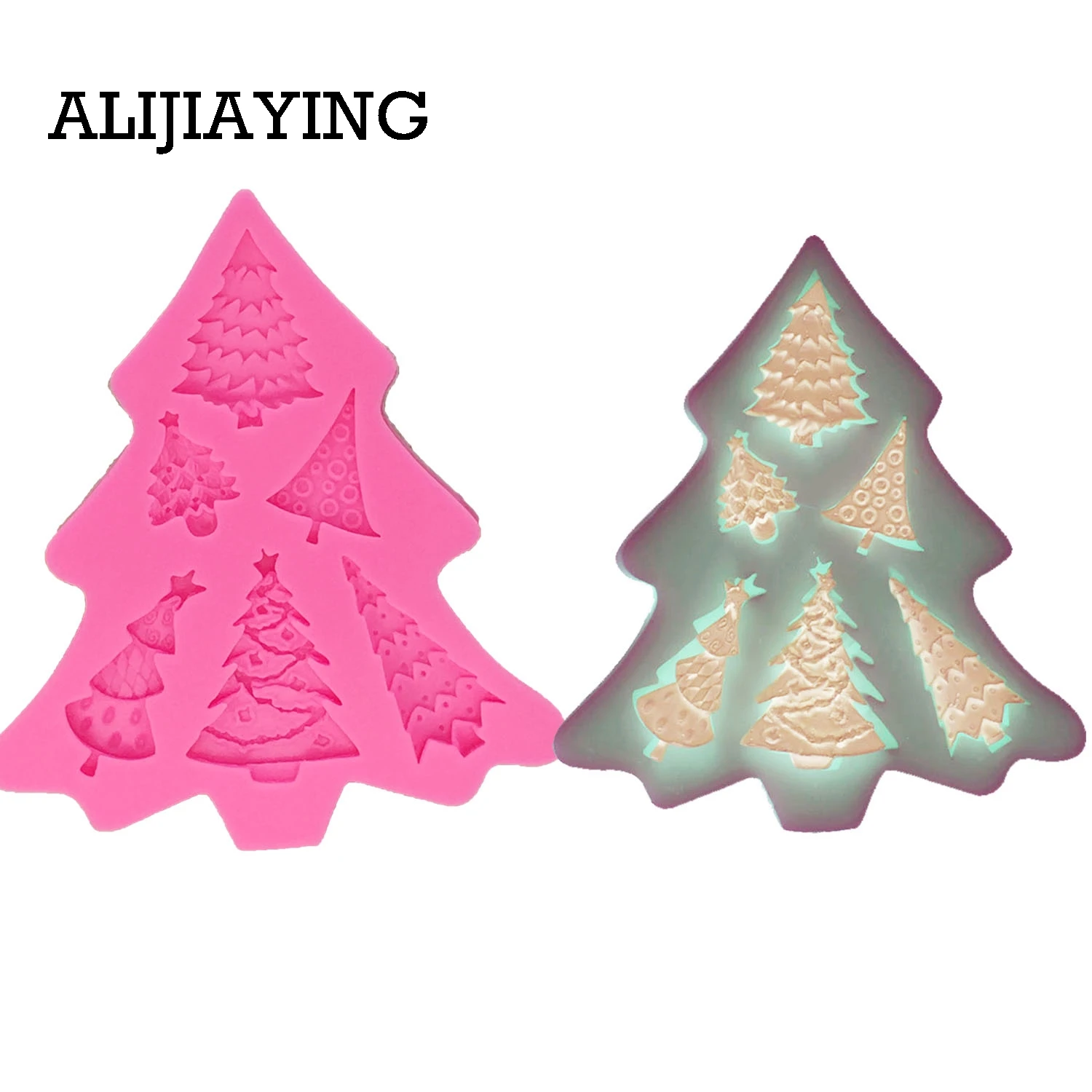 M0871 1Pcs Christmas tree Sugarcraft Silicone mold cake decorating tools Fondant chocolate moulds Clay Candy Moulds
M0871 1Pcs Christmas tree Sugarcraft Silicone mold cake decorating tools Fondant chocolate moulds Clay Candy Moulds