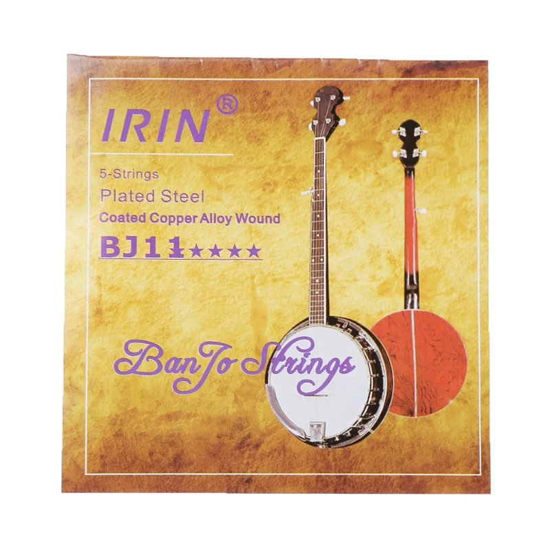 OOTDTY 5pcs/set BJ11 Banjo String Stainless Steel Coated Copper Alloy Wound (.009-.020)
OOTDTY 5pcs/set BJ11 Banjo String Stainless Steel Coated Copper Alloy Wound (.009-.020)