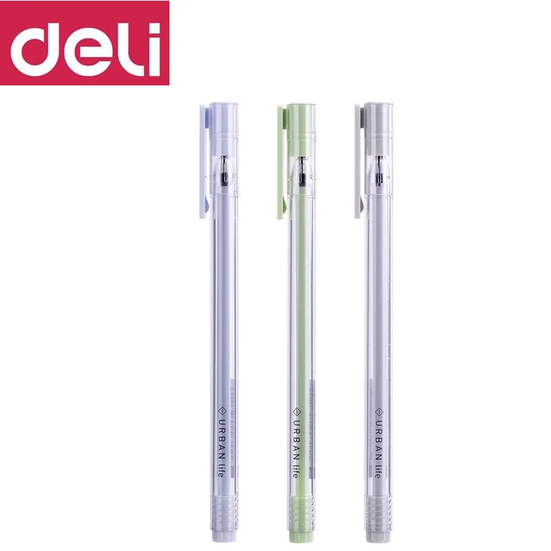 DELIA Simple Gel Pen 12 pcs 025B-02 Business Office Signature Pen 0.5mm Student with Black Carbon Bullet Water Pen Writing Tool
DELIA Simple Gel Pen 12 pcs 025B-02 Business Office Signature Pen 0.5mm Student with Black Carbon Bullet Water Pen Writing Tool