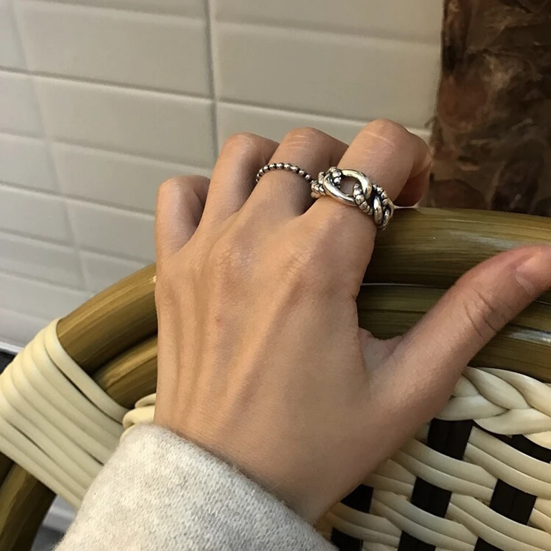 LouLeur 925 sterling silver woven rings simple temperament fashion hemp rope woven rings for women 2018 trendy charms jewelry
LouLeur 925 sterling silver woven rings simple temperament fashion hemp rope woven rings for women 2018 trendy charms jewelry