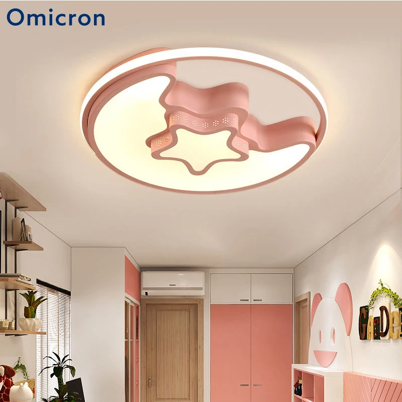 Omicron Modern Ceiling Lights Creative 3 Colors Aluminum LED Star Moon Children's Lamp For Children's Room Study Room Fixtures
Omicron Modern Ceiling Lights Creative 3 Colors Aluminum LED Star Moon Children's Lamp For Children's Room Study Room Fixtures