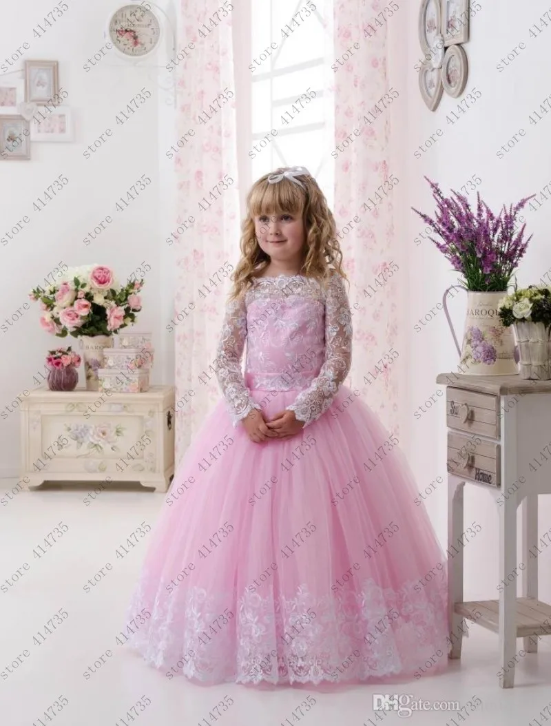 long Scoop ball gown vestidos de daminhas de honra girls first communion dresses 2019 Pink erstkommunionkleid
long Scoop ball gown vestidos de daminhas de honra girls first communion dresses 2019 Pink erstkommunionkleid