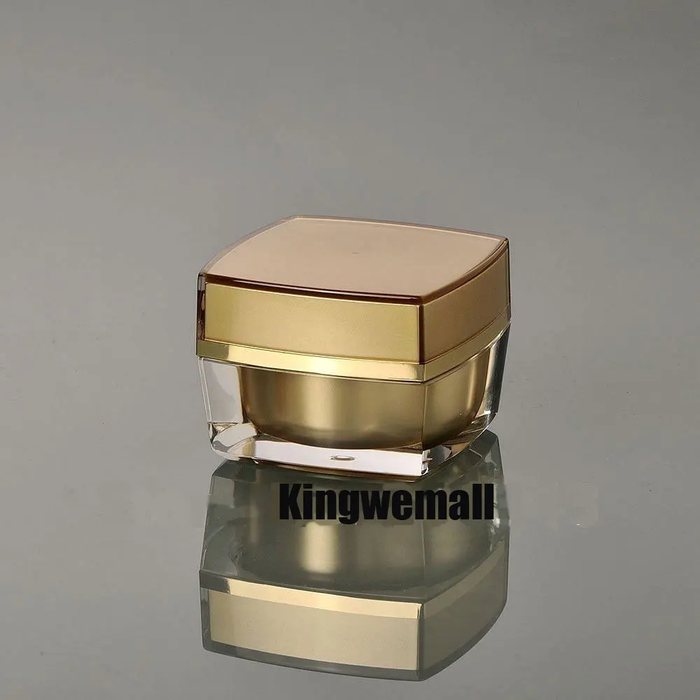 100pcs/lot Capacity 15g 15ml Acrylic Lotion Square Cream Jar Bottle, Cosmetic Container FA01
100pcs/lot Capacity 15g 15ml Acrylic Lotion Square Cream Jar Bottle, Cosmetic Container FA01