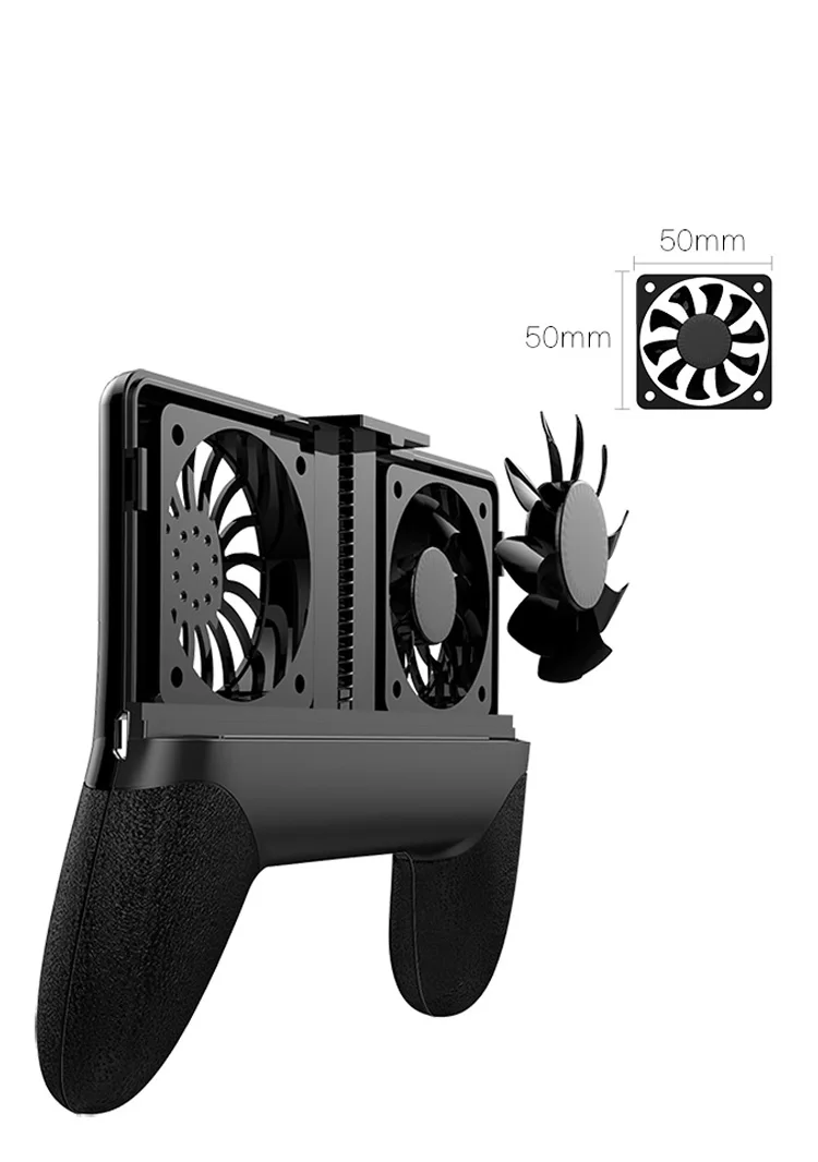 E&M 2000mAh Game Pad Handle Cooling Fan Stand Ring Heat Radiator USB Power Bank Battery Ultra Silent Cooler Holder For Phone
E&M 2000mAh Game Pad Handle Cooling Fan Stand Ring Heat Radiator USB Power Bank Battery Ultra Silent Cooler Holder For Phone