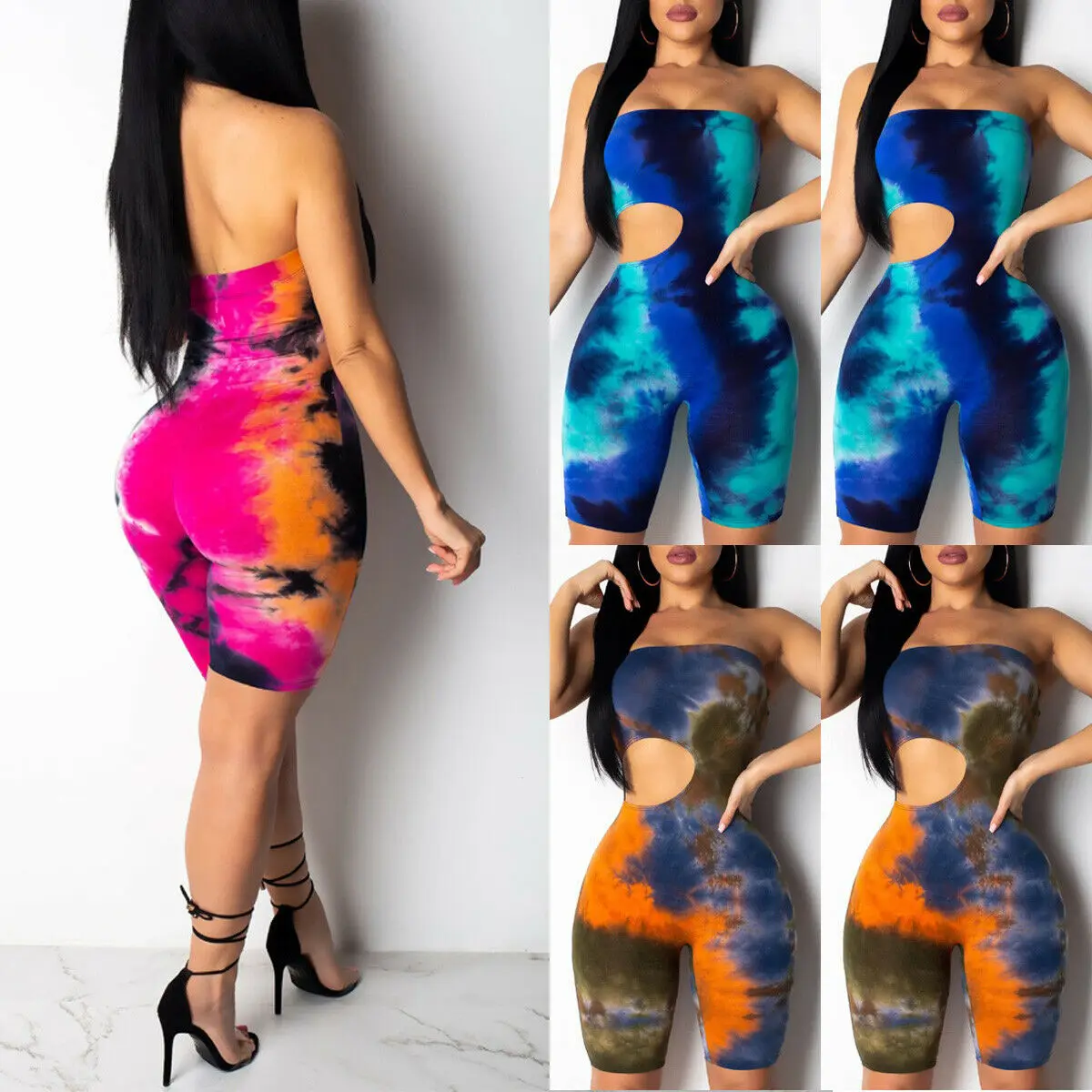 Women Sexy Bodycon Club Sport Party Jumpsuit Casual Bodysuit Strapless Romper
Women Sexy Bodycon Club Sport Party Jumpsuit Casual Bodysuit Strapless Romper