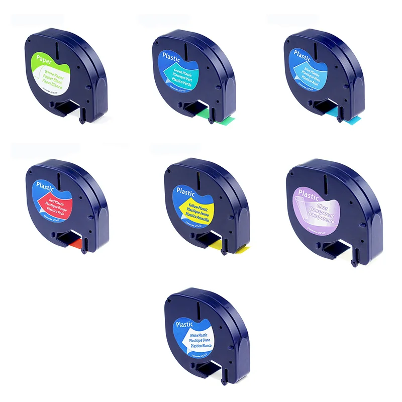 7 color Compatible for Dymo Letratag Tape 12mm 91330 16952 91331 91332 91333 91334 91335 Mixed colors Tape for Dymo LT Printer
7 color Compatible for Dymo Letratag Tape 12mm 91330 16952 91331 91332 91333 91334 91335 Mixed colors Tape for Dymo LT Printer