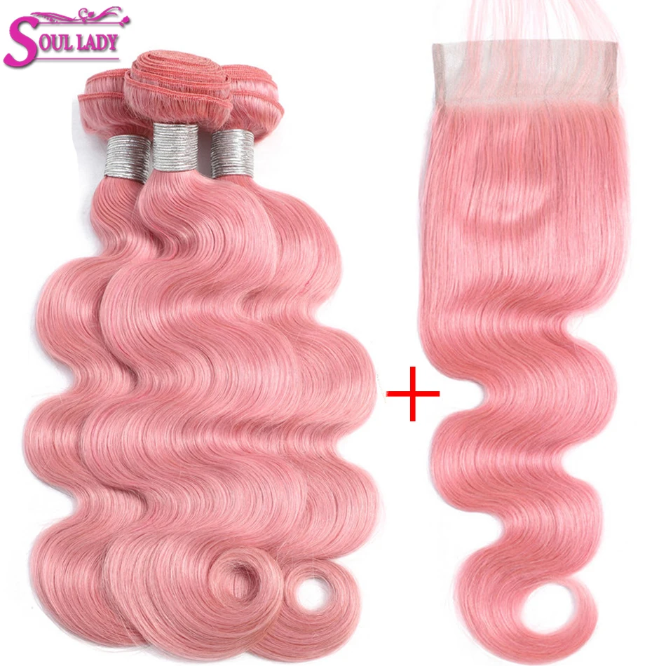Soul Lady Pink Colored Bundles With Closure Remy 100% Human Hair Ombre Brazilian Body Wave Ombre Blonde Bundles With Closure
Soul Lady Pink Colored Bundles With Closure Remy 100% Human Hair Ombre Brazilian Body Wave Ombre Blonde Bundles With Closure
