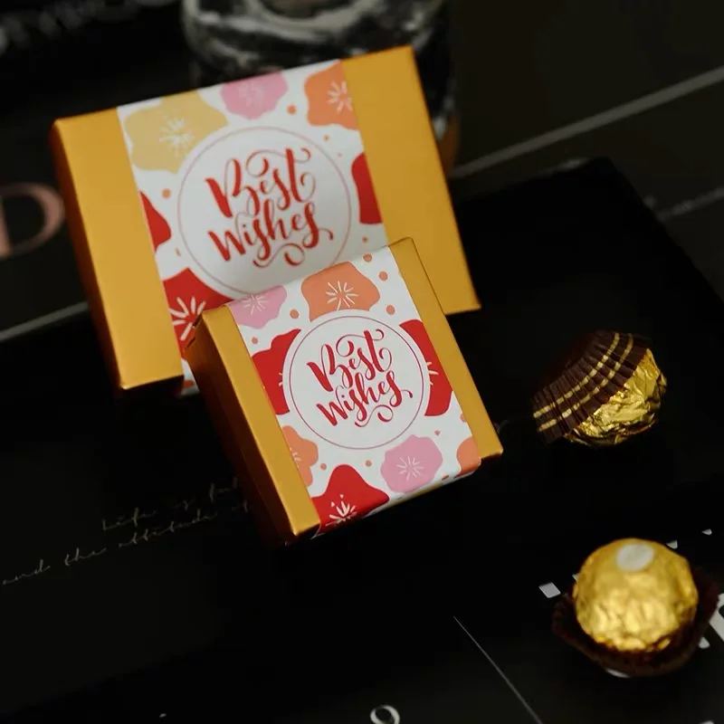 50 pcs affordable Paper square gold candy Boxes Baby birthday Bridal shower Wedding favors gifts holder custom chocolate box
50 pcs affordable Paper square gold candy Boxes Baby birthday Bridal shower Wedding favors gifts holder custom chocolate box