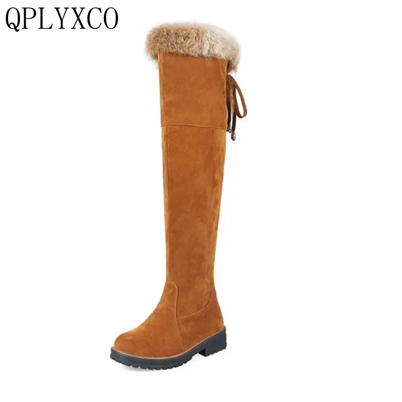 QPLYXCO Hot Sale New fashion Big Size 34-44 Russia Women Winter Warm Snow Long Boots Ladies Sweet Botas Round Toe Shoes 1772
QPLYXCO Hot Sale New fashion Big Size 34-44 Russia Women Winter Warm Snow Long Boots Ladies Sweet Botas Round Toe Shoes 1772