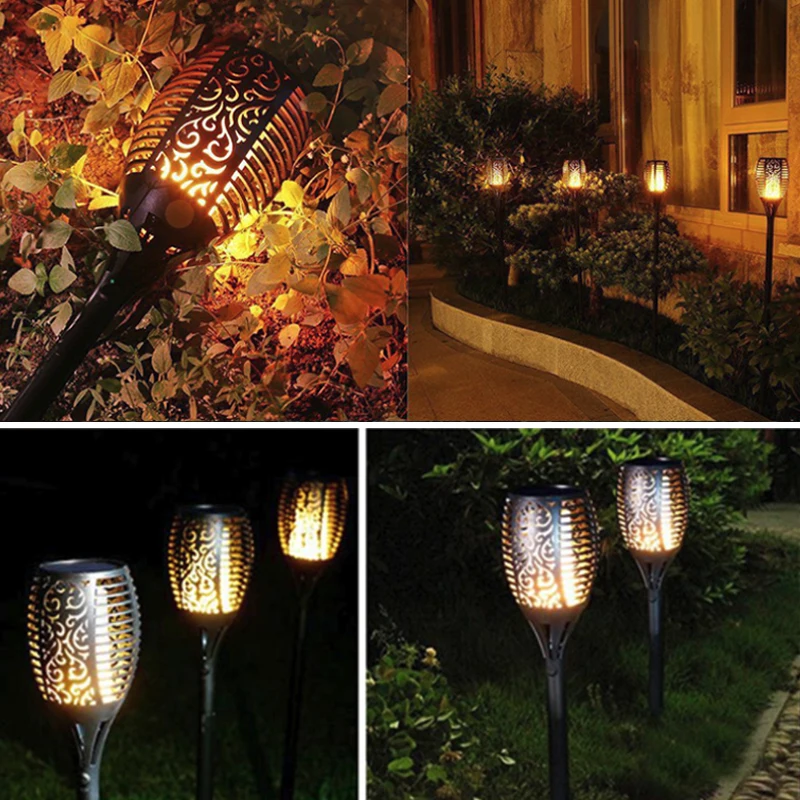 96LED Solar Lamp Waterproof Flickering Flame Solar Torch Lights Garden Lamp Outdoor Landscape Decoration Garden Lawn Light 2019
96LED Solar Lamp Waterproof Flickering Flame Solar Torch Lights Garden Lamp Outdoor Landscape Decoration Garden Lawn Light 2019