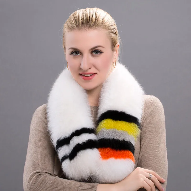 New 100% Real Fox Fur Scarf Fox Fur Collar Scarf Shawl Women's Leather Natural Fox Fur Multi-color Scarf Collar HW-11
New 100% Real Fox Fur Scarf Fox Fur Collar Scarf Shawl Women's Leather Natural Fox Fur Multi-color Scarf Collar HW-11