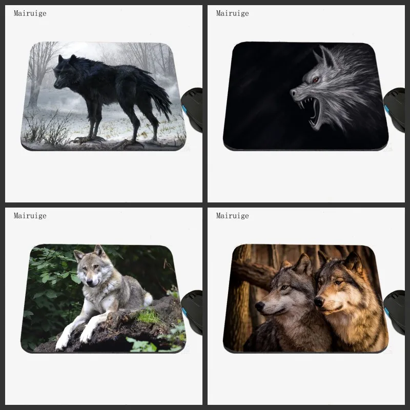 Mairuige Animal Wolf with Box Packed Rubber Gaming Mouse Pad 180x220x20mm MousePad Alaskan Wolves Laptop Computer Mousepad
Mairuige Animal Wolf with Box Packed Rubber Gaming Mouse Pad 180x220x20mm MousePad Alaskan Wolves Laptop Computer Mousepad