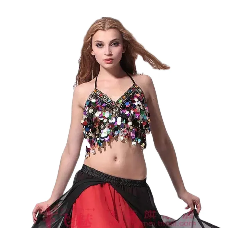 2017 Women Belly Dance Costumes New Arrival Twinkling Sequined Bra Top Beaded Fringe Dancing Costume Sexy Hanging Coin Diamond
2017 Women Belly Dance Costumes New Arrival Twinkling Sequined Bra Top Beaded Fringe Dancing Costume Sexy Hanging Coin Diamond