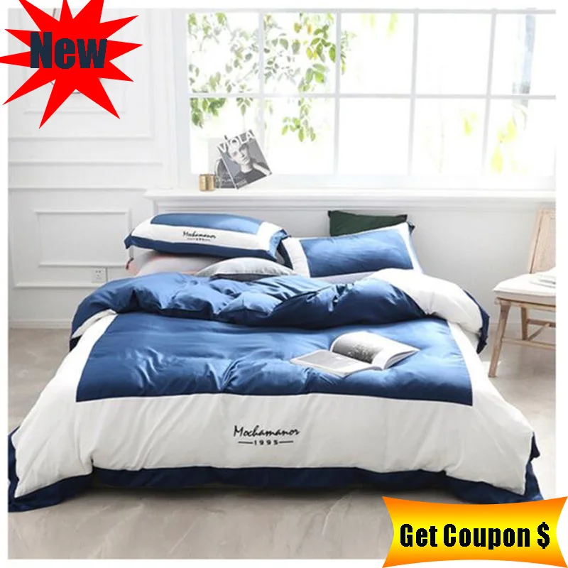 2019 new silk cotton multi-size 4pcs bedding set solid color duvet cover pillowcase bed sheet sets high quality home textile
2019 new silk cotton multi-size 4pcs bedding set solid color duvet cover pillowcase bed sheet sets high quality home textile
