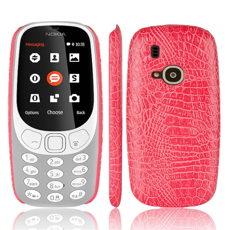 For Nokia 3310 2017 Case Crocodile Grain Hard PC+PU Leather Surface Back Cover Case for Nokia 3310 2017 Hard Cover Protector
For Nokia 3310 2017 Case Crocodile Grain Hard PC+PU Leather Surface Back Cover Case for Nokia 3310 2017 Hard Cover Protector