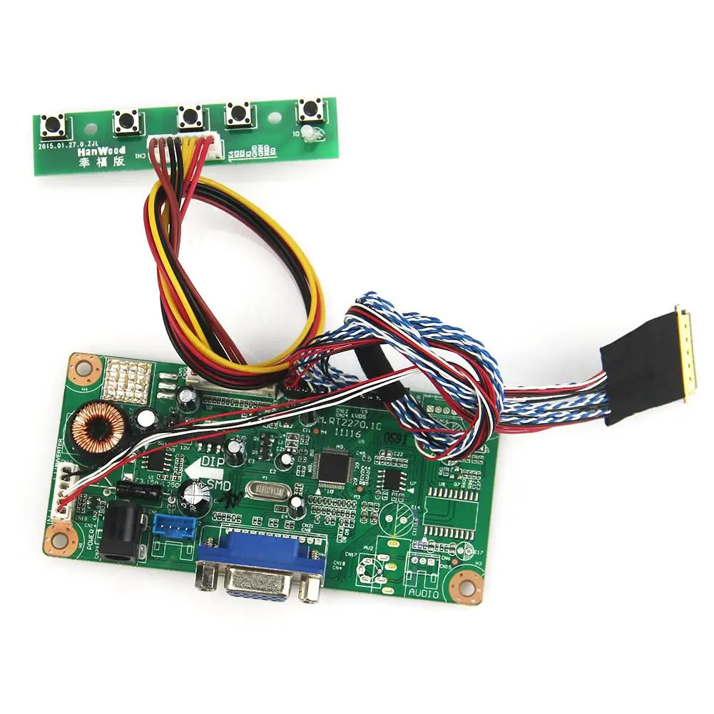 M.RT2270 LCD/LED Controller Driver Board(VGA) For PQ101WX01 HSD101PWW1-A00 1280x800 LVDS Monitor Reuse Laptop
M.RT2270 LCD/LED Controller Driver Board(VGA) For PQ101WX01 HSD101PWW1-A00 1280x800 LVDS Monitor Reuse Laptop