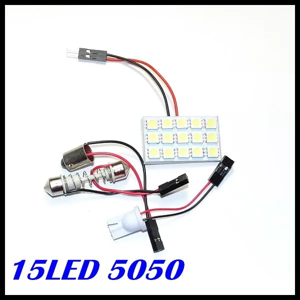 Free Shipping T10 BA9S led dome light 15LED 5050smd White festoon led Interior Room led Dome Door Car Light led Panel Lamp Bulb
Free Shipping T10 BA9S led dome light 15LED 5050smd White festoon led Interior Room led Dome Door Car Light led Panel Lamp Bulb