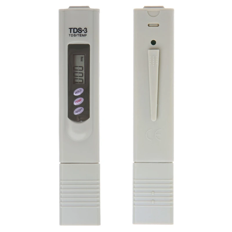 1Pc TDS-3 Meter 0 - 9990 ppm Handheld Measurement LCD Digital Water Purity Testers
1Pc TDS-3 Meter 0 - 9990 ppm Handheld Measurement LCD Digital Water Purity Testers