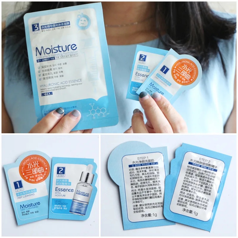 LAIKOU Shuiguang needle mask hydrating hyaluronic acid Shuiguang needle trilogy shrink pores Silk Mask
LAIKOU Shuiguang needle mask hydrating hyaluronic acid Shuiguang needle trilogy shrink pores Silk Mask