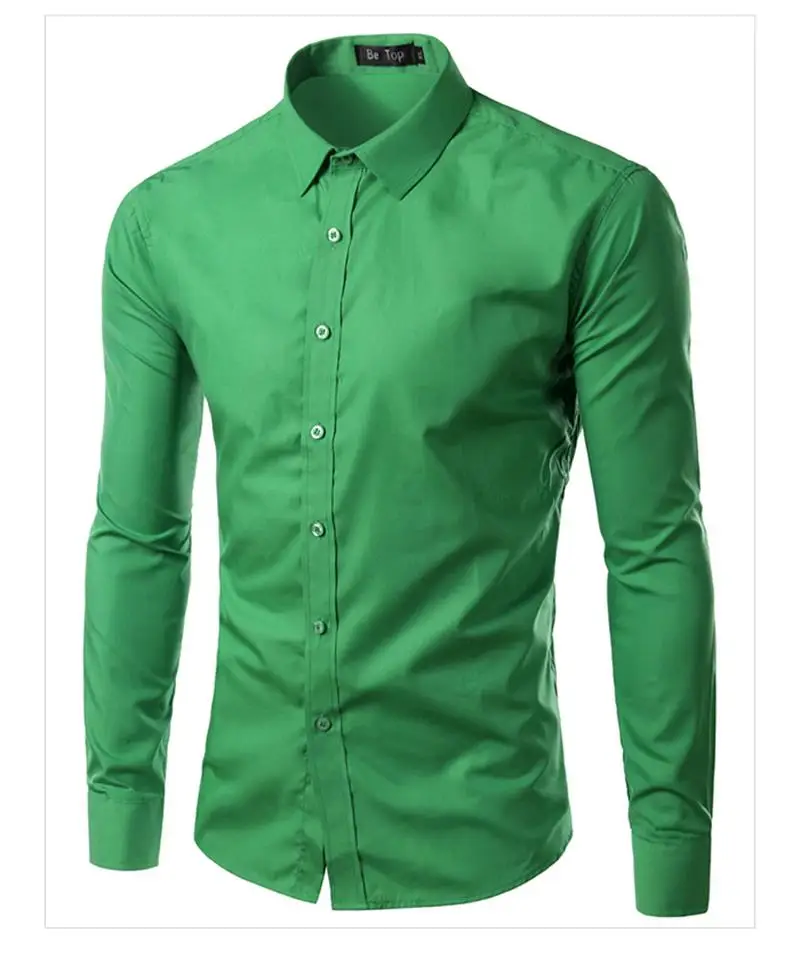 2017 Brand Long Sleeve Solid Color Office Men Shirt Camisa Masculina Korean Slim Design Formal Casual Male Dress Shirt Plus Size
2017 Brand Long Sleeve Solid Color Office Men Shirt Camisa Masculina Korean Slim Design Formal Casual Male Dress Shirt Plus Size