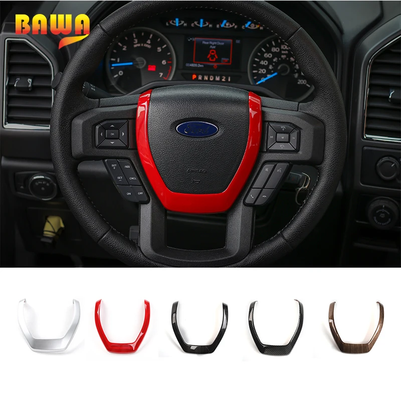 BAWA ABS Car Interior Steering Wheel Decorative Ring Protection Trim Cover Sticker For Ford F150 2015 Up Car Styling
BAWA ABS Car Interior Steering Wheel Decorative Ring Protection Trim Cover Sticker For Ford F150 2015 Up Car Styling