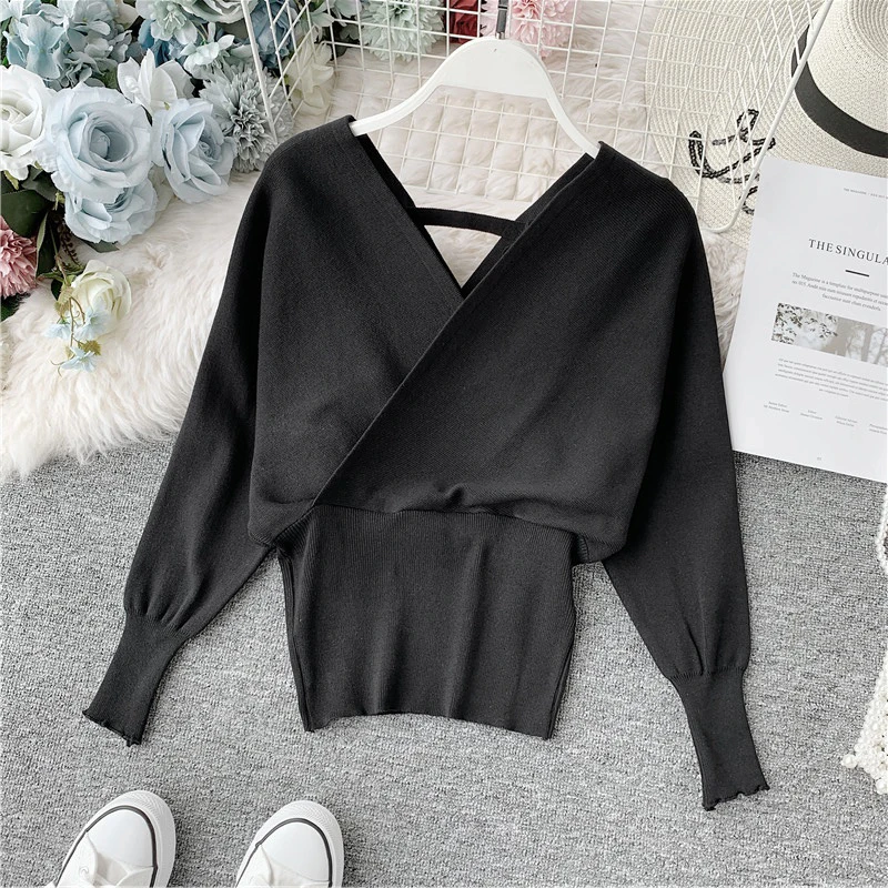 2019 New Korean version Womens Sexy V-Neck T-Shirt Long sleeve Solid color casual loose Asymmetric Pullover Tops cc592
2019 New Korean version Womens Sexy V-Neck T-Shirt Long sleeve Solid color casual loose Asymmetric Pullover Tops cc592